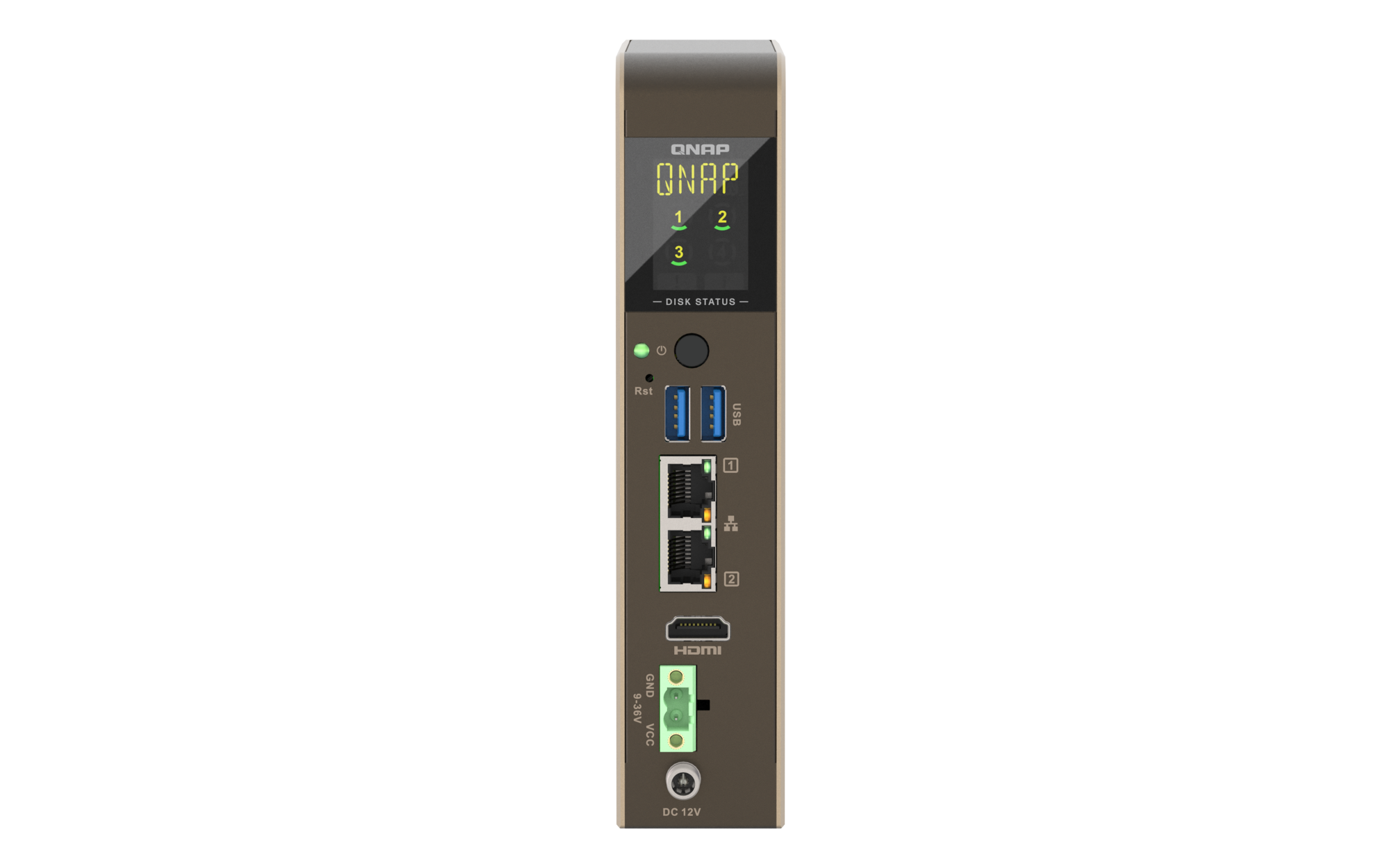 QNAP QBoat-300 - widok obudowy od przodu