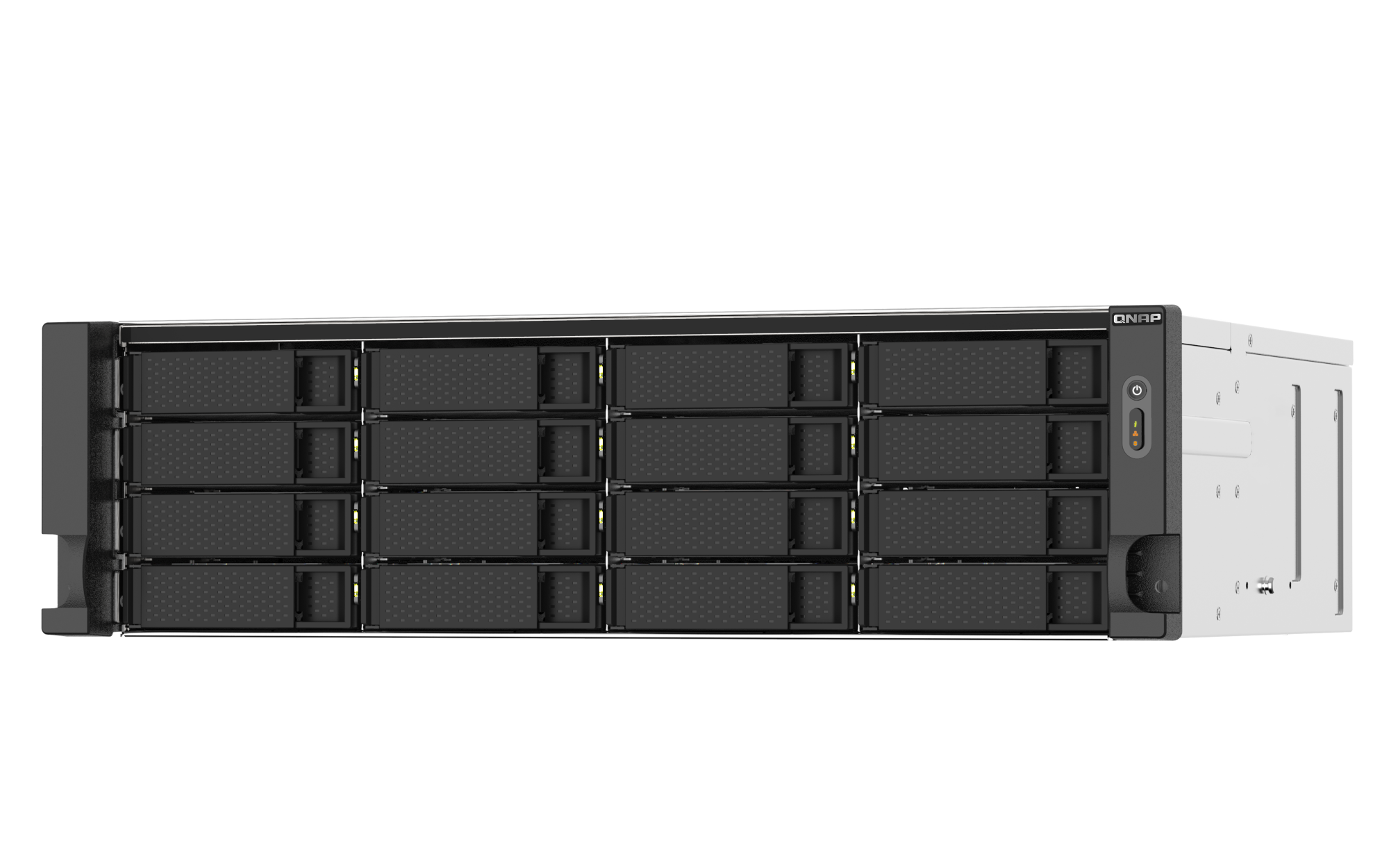 QNAP TS-1673AU-RP - widok obudowy rack od prawej strony