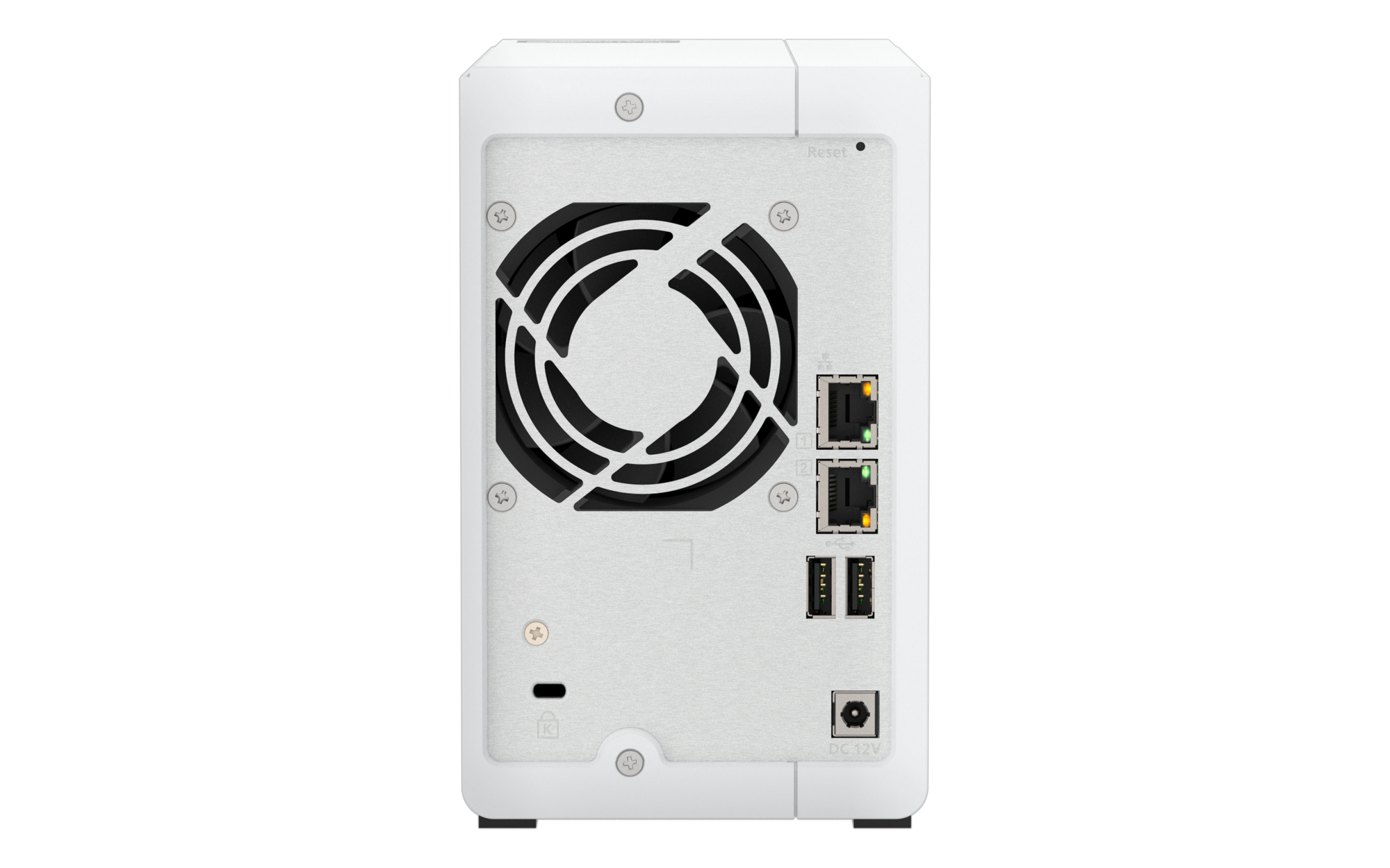 QNAP TS-216G - tylny panel z portami