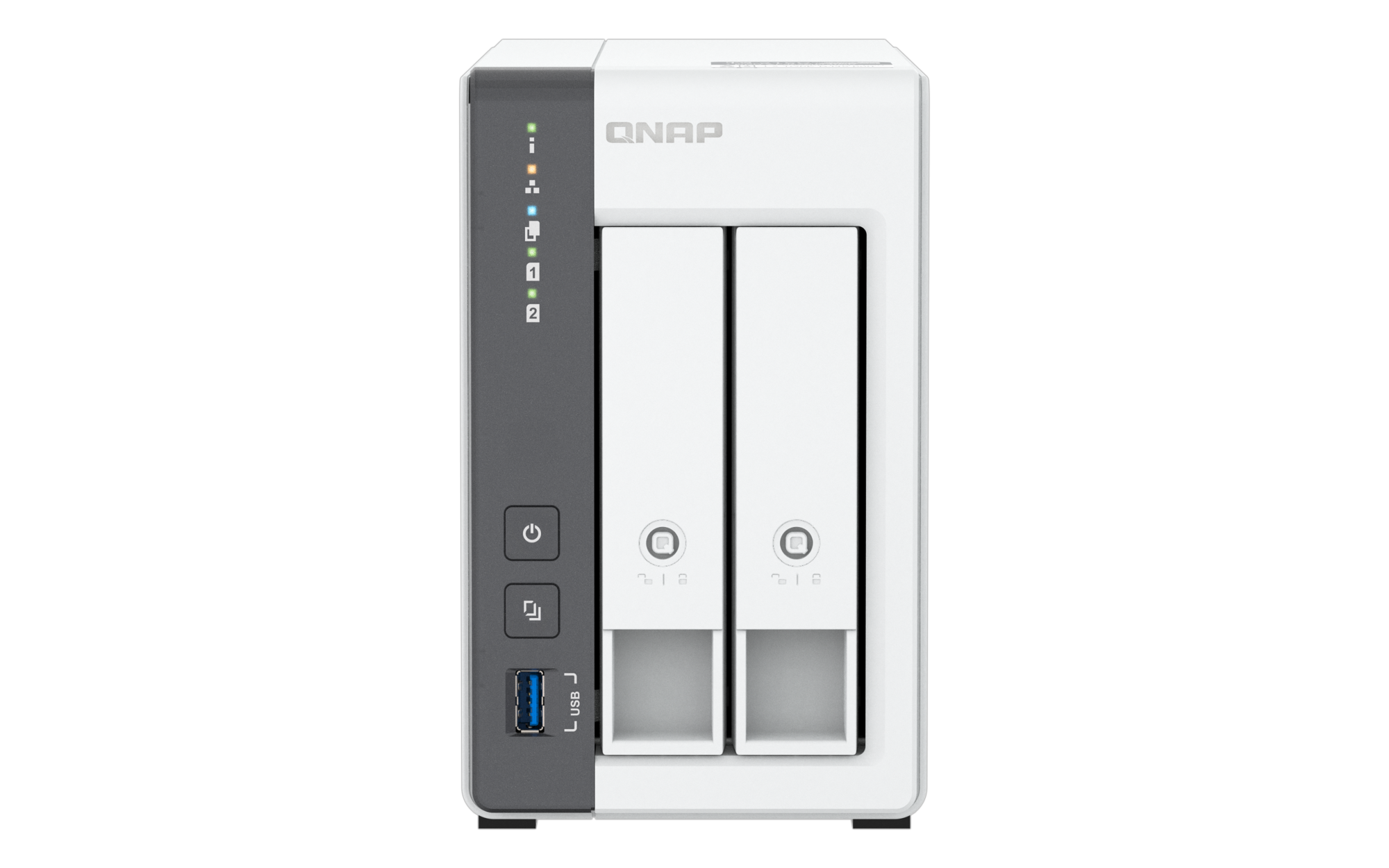 QNAP TS-216G - widok obudowy od przodu