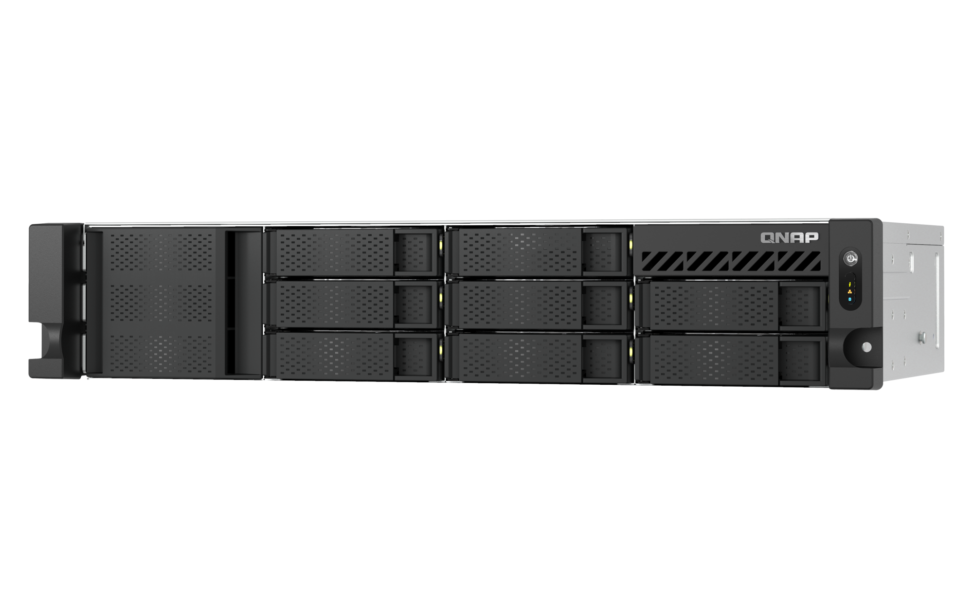 QNAP TS-855eU - widok obudowy rack od prawej strony