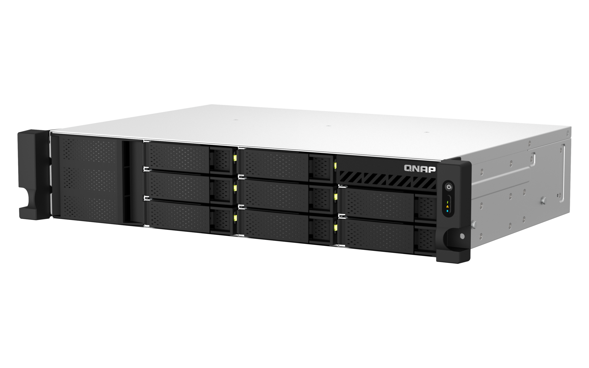 QNAP TS-864eU - widok obudowy rack od prawej strony