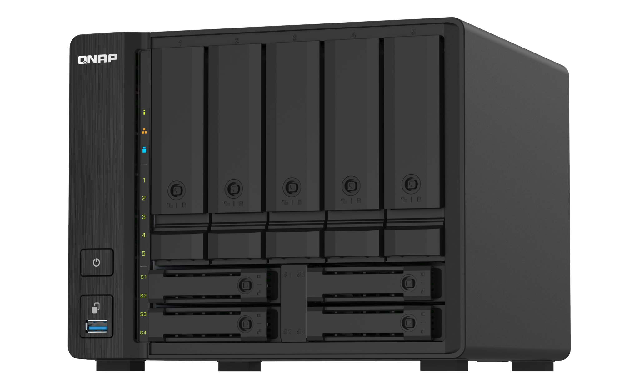 QNAP TS-932PX - widok obudowy od prawej strony
